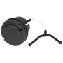 Top view of a fuel cap with a pull cord attached, designed for easy opening.