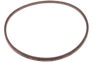 Top view of a circular industrial belt, labeled with specifications.