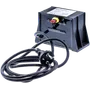Front view of a Husqvarna power adapter with a cable and plug.