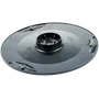 Top view of a circular black plastic component with mounting holes.