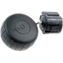 Side view of a trimmer head with attachment component.