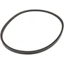 Top view of a replacement belt for machinery or equipment.