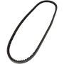 Top view of a toothed belt used in machinery or equipment.