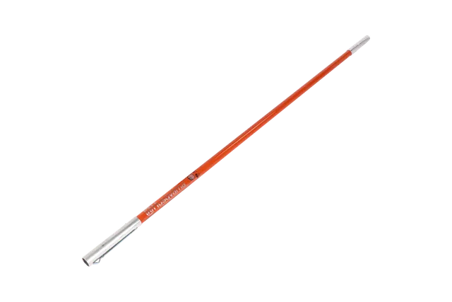 Top view of a Husqvarna construction tool handle.