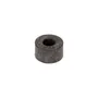 Top view of a cylindrical rubber component with engraved numbers.