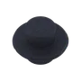 Close-up, front view of a cylindrical rubber plug with flange and embossed numbers.