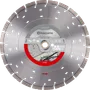 Front view of a Husqvarna Vari-Cut S45 diamond blade for cutting applications.