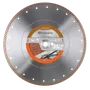 Front view of a Husqvarna diamond cutting blade labeled 'Tacti-Cut S35'.