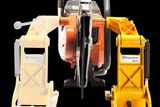 Front view of a Husqvarna RA 10 power cutter with support arms.