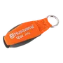 Front view of a Husqvarna keychain with weight indication of 12oz 340g.