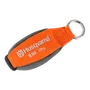 Front view of a Husqvarna branded accessory with a metal ring, labeled with weight details.