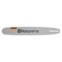 Husqvarna X-Force chainsaw guide bar with branding visible.