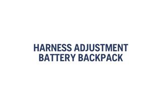 How to adjust the backpack battery 1m5s 16:9 MASTER
