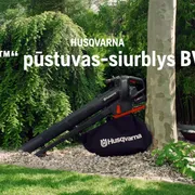 „Husqvarna Aspire™ BVX-P4A“. Savybės privalumai Aspire Blower Vac BVX-P4A LT