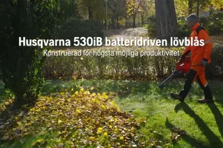 530iB batteridriven blåsare, funktion&fördelar SE