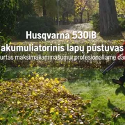 Husqvarna 530iB. 530iB Akumuliatorinis pūstuvas, Savybės ir privalumai, V02 LT