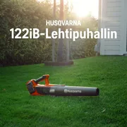 Husqvarna 122iB. Pitkä hyväntekeväisyyselokuva Blower 122iB FI