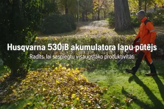 530iB Akumulatora pūtējs, Funkcijas un priekšrocības LV