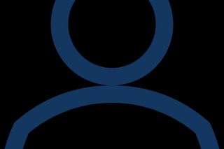 Symbol eines Personensymbols, das in der Regel zur Profil- oder Benutzeridentifikation verwendet wird.