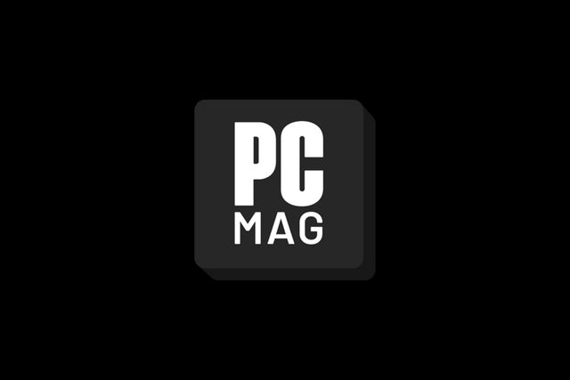 PC Mag logo in black and white.