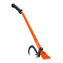 Side view of a Husqvarna log hook tool with ergonomic handle.