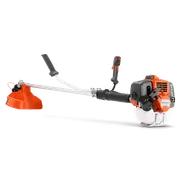 Máy cắt cỏ HUSQVARNA 531RS. Mặt bên của máy cắt bàn chải Husqvarna với tay cầm và đầu cắt tiện dụng.