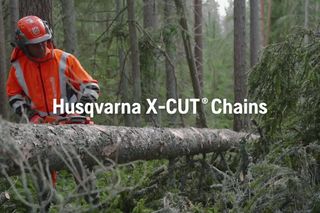 Husqvarna X-CUT® S93G, 3/8" mini pitch, .050 gauge. X-CUT film short new version