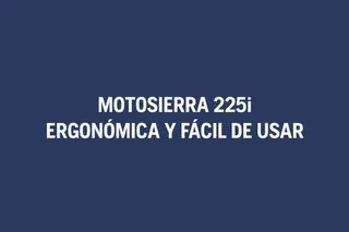 Husqvarna 225i con batería y cargador. Chainsaw 225i 28s 16x9 ES