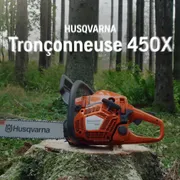 Husqvarna 450X Rancher. Feature benefit Chainsaw 450X 16x9 FR