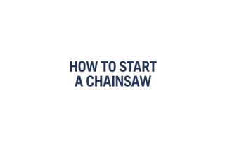 How to start a chainsaw 545 39s 16:9 MASTER