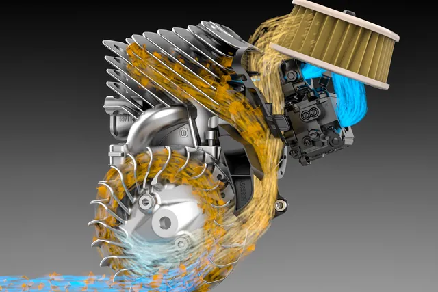 Air Injection levegő-előtisztítás – gyártói szemléltető kép
