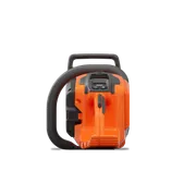 Husqvarna 435i. Front view of a Husqvarna leaf blower showcasing its design and controls.