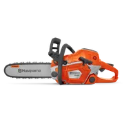 Side view of a Husqvarna 550XP chainsaw with X-Force bar.