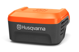Вигляд акумуляторного блока Husqvarna збоку.