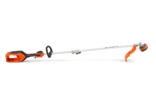 Husqvarna MAX Combi Switch + String Trimmer 330iKL without battery and charger. Side view of a Husqvarna battery-powered pole saw.