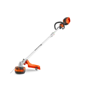 Husqvarna MAX Combi Switch + String Trimmer 330iKL without battery and charger. Side view of a Husqvarna battery-powered grass trimmer.