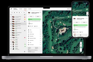Husqvarna Fleet Services, Golf, Map view, Laptop and Mobile Device, 2025