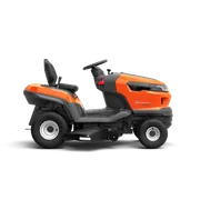 Widok z boku kosiarki samojezdnej Husqvarna, prezentujący jej konstrukcję i konstrukcję.