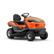 Widok z boku na kosiarkę samojezdną Husqvarna z urządzeniem tnącym.