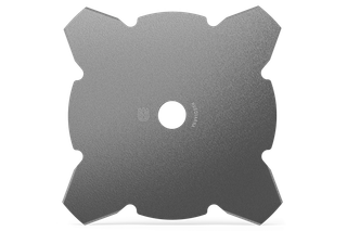 Widok z przodu ostrza tnącego Husqvarna z centralnym otworem.