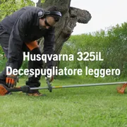 Features and how to use Husqvarna 325iL Trimmer 56s 16x9 IT
