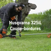 Features and how to use Husqvarna 325iL Trimmer 56s 16x9 FR