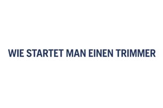 How to start a trimmer 525L 27s 16:9 AT