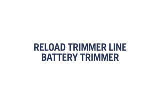 How to RELOAD TRIMMER LINE BATTERY TRIMMER 2m2s 16:9 MASTER