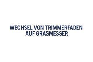 How to CHANGE TO FROM TRIMMER LINE TO GRASS BLADE 1m34s 16:9 DE