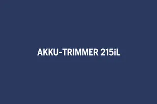 How to use Trimmer 215iL 1m10s 16:9 DE