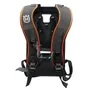 Rear view of a Husqvarna backpack harness with adjustable straps.