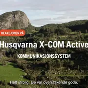 X-COM Active testimonial NO