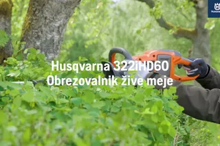 Features and how to use Husqvarna 322iHD60 Hedge trimmer 84sec 16x9 SI