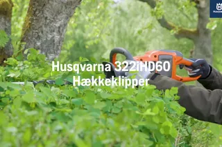 Husqvarna 322iHD60. Features and how to use Husqvarna 322iHD60 Hedge trimmer 84sec 16x9 DK
